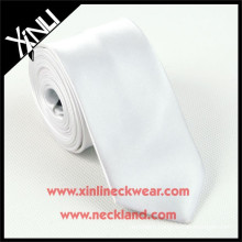 New Trend Men Design Neck Tie White
